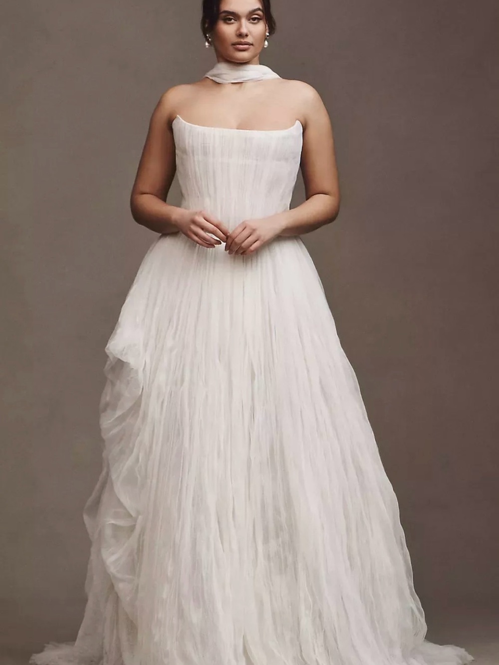 Watters Reko Strapless Corset Wedding Gown